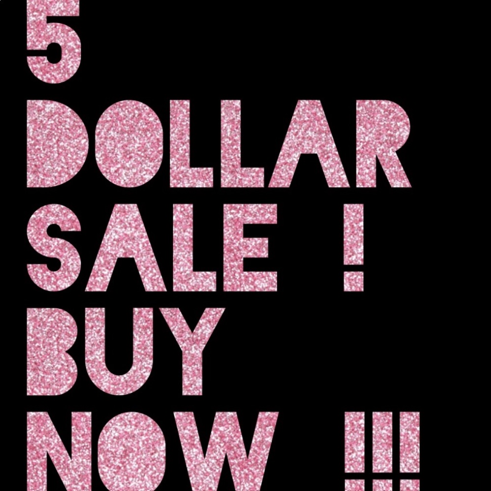 $5 sale !